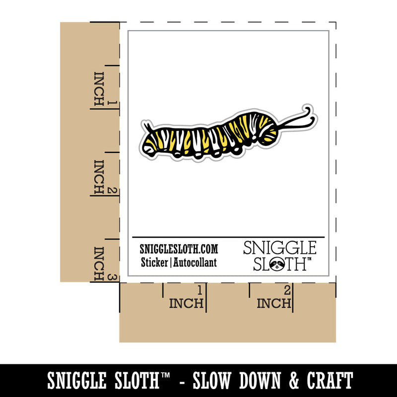 Monarch Caterpillar Butterfly Bug Waterproof Vinyl Phone Tablet Laptop Water Bottle Car Window Bumper Decal Sticker Set - 5 Pack