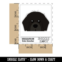 Peeking Newfoundland Newfie Dog Waterproof Vinyl Phone Tablet Laptop Water Bottle Car Window Bumper Decal Sticker Set - 5 Pack