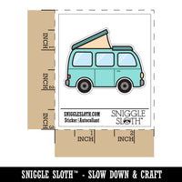 Pop Top Camper Van Waterproof Vinyl Phone Tablet Laptop Water Bottle Car Window Bumper Decal Sticker Set - 5 Pack
