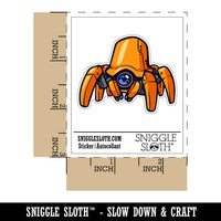 Spider Crab Robot Drone Sci Fi Waterproof Vinyl Phone Tablet Laptop Water Bottle Car Window Bumper Decal Sticker Set - 5 Pack