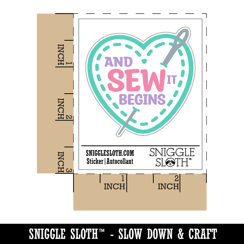 And Sew It Begins Sewing