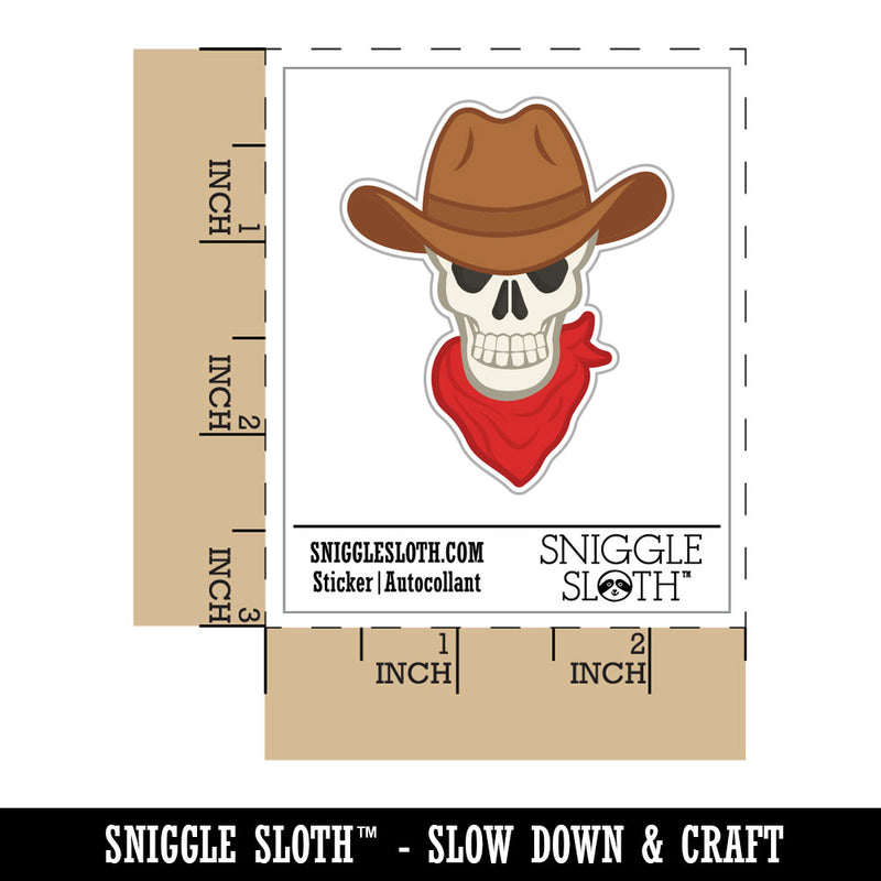 Bandit Outlaw Skull Cowboy