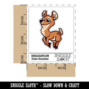 Bouncy Doe Deer Hopping Leaping