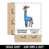 Cool Giraffe in Turtleneck Sweater
