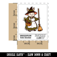 Cottage Witch Bunny Rabbit with Broom
