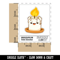 Cute Smiling Candle Flame Candleholder