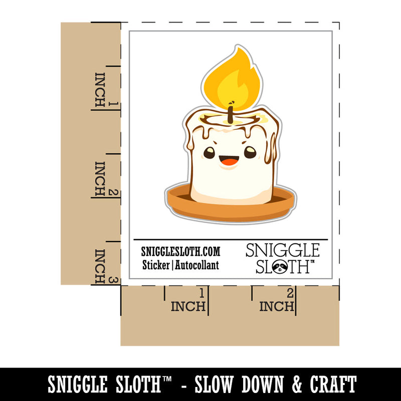 Cute Smiling Candle Flame Candleholder