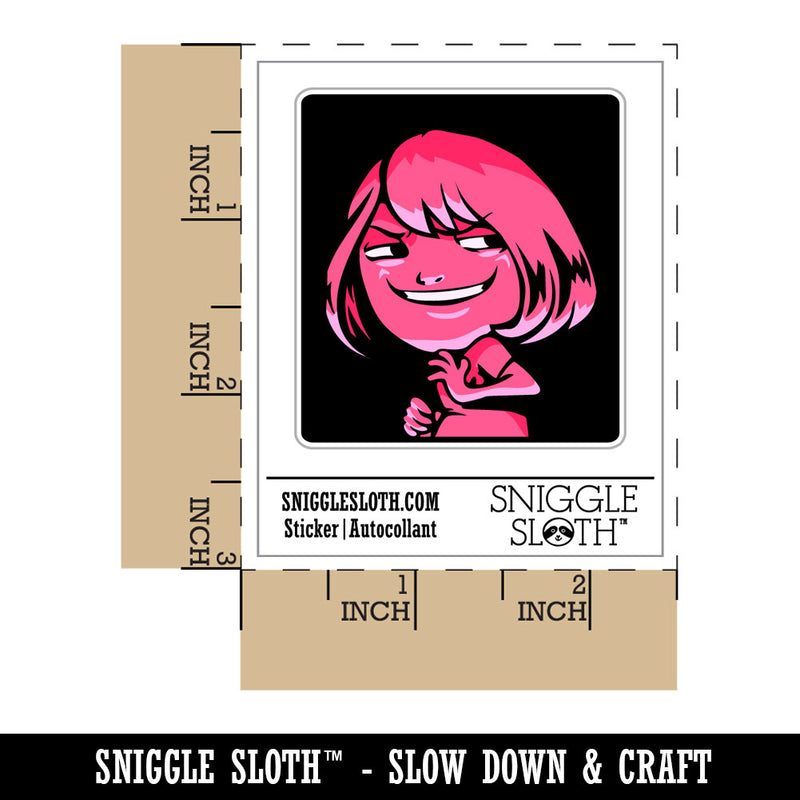 Devious Diabolic Mischievous Smile Trouble Girl