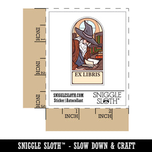 Ex Libris Library Wizard Mage Sorcerer