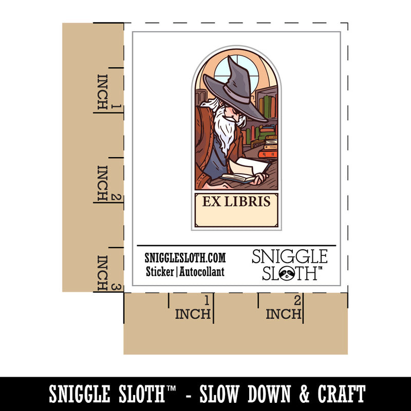 Ex Libris Library Wizard Mage Sorcerer