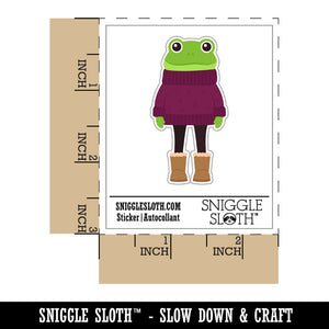 Frog in Sweater