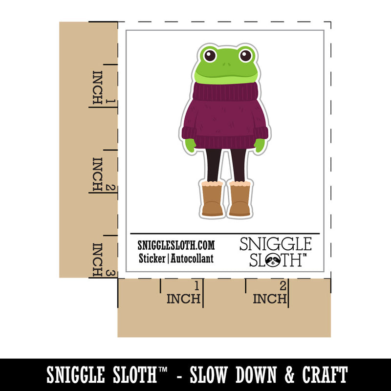 Frog in Sweater