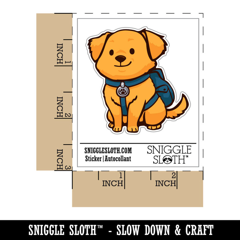 Golden Retriever Dog Puppy Backpack School
