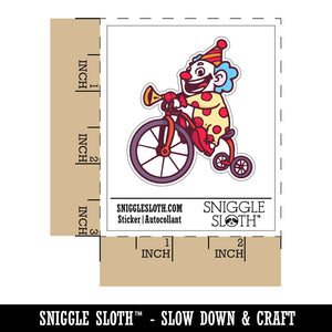 Happy Clown on Tricycle Bike Silly