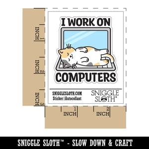 I Work On Computers Cat
