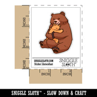 Mother Grizzly Bear with Baby Cub