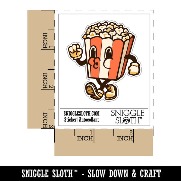 Retro Vintage Popcorn Cartoon Movie Buddy – Sniggle Sloth
