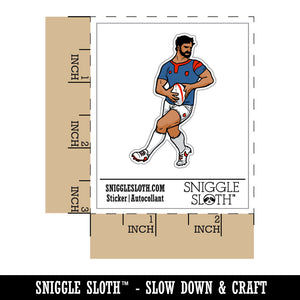Rugged Rugby Player Man Sport
