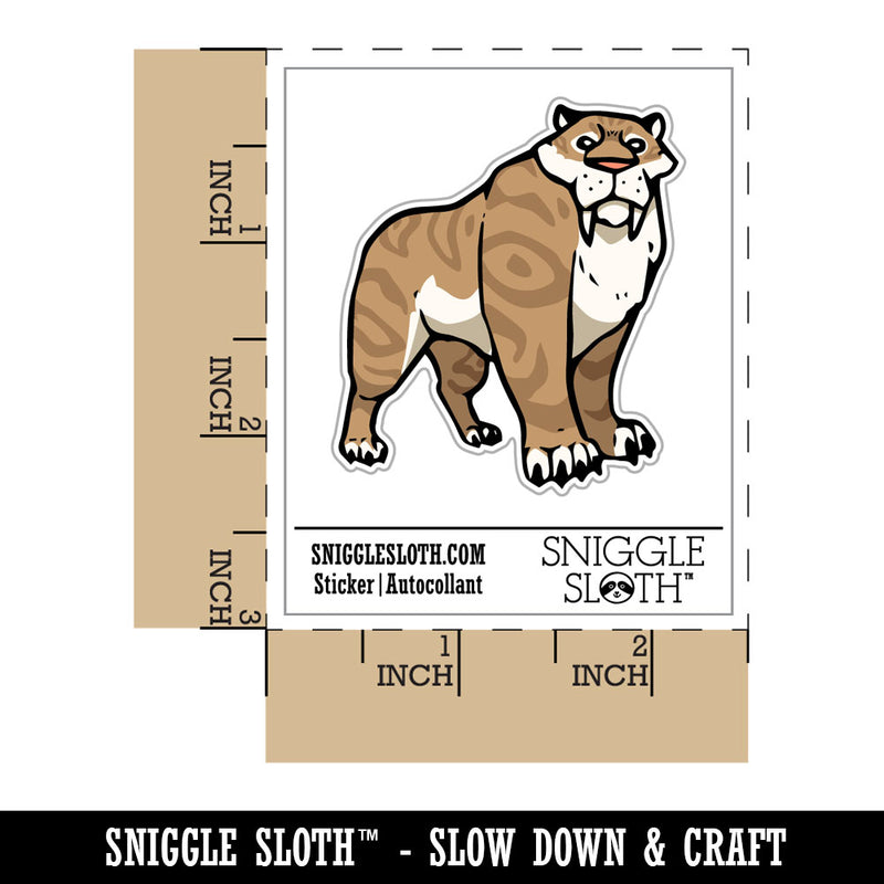 Sabertooth Tiger Extinct Cat Ice Age