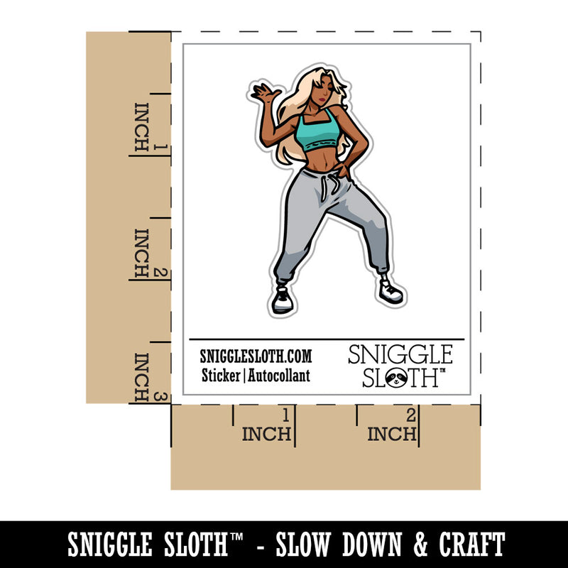 Sassy Hip Hop Dancer Girl Woman