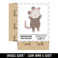 Screaming Panicked Stressed Possum Opossum