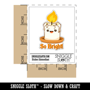 So Bright Cute Smiling Candle Flame Compliment