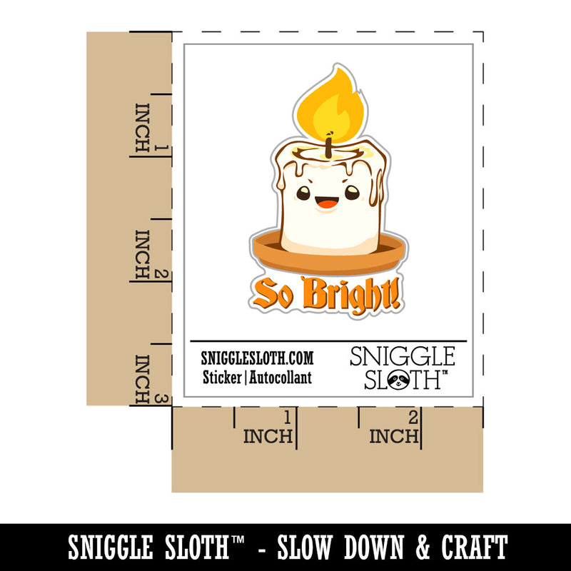 So Bright Cute Smiling Candle Flame Compliment
