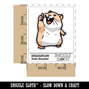 Thumbs Up Hamster Rodent Big Smile