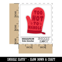 Too Hot to Handle Oven Mitt
