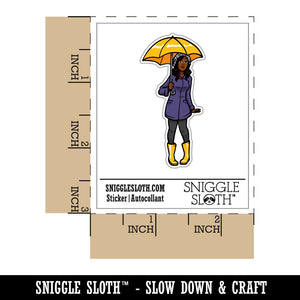 Umbrella Woman Rain Boots Weather