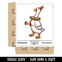 Water Bottle Sticker Set Silly Goose Clown with Horn Honk Cute Waterproof Vinyl Stickers Pack Decal, Skateboard, Laptop, Car, Window, Bumper - 5 Pack