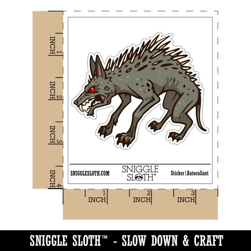 Chupacabra Goat Sucker Cryptid Legendary Creature Waterproof Vinyl Phone Tablet Laptop Water Bottle Car Window Bumper Decal Sticker Set - 5 Pack