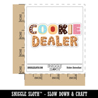 Cookie Dealer Baking Waterproof Vinyl Phone Tablet Laptop Water Bottle Car Window Bumper Decal Sticker Set - 5 Pack