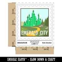 Emerald City Wonderful Wizard of Oz Destination Waterproof Vinyl Phone Tablet Laptop Water Bottle Car Window Bumper Decal Sticker Set - 5 Pack