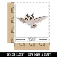 Focused Horned Owl Flying Bird Waterproof Vinyl Phone Tablet Laptop Water Bottle Car Window Bumper Decal Sticker Set - 5 Pack
