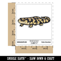 Jolly Western Tiger Salamander Amphibian Waterproof Vinyl Phone Tablet Laptop Water Bottle Car Window Bumper Decal Sticker Set - 5 Pack