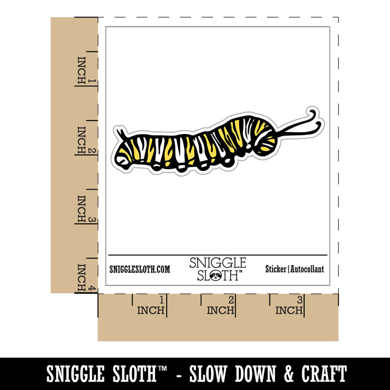 Monarch Caterpillar Butterfly Bug Waterproof Vinyl Phone Tablet Laptop Water Bottle Car Window Bumper Decal Sticker Set - 5 Pack