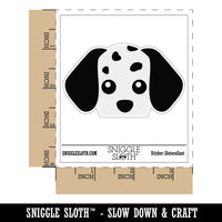 Peeking Dalmation Dog Waterproof Vinyl Phone Tablet Laptop Water Bottle Car Window Bumper Decal Sticker Set - 5 Pack