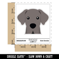 Peeking Great Dane Dog Waterproof Vinyl Phone Tablet Laptop Water Bottle Car Window Bumper Decal Sticker Set - 5 Pack