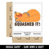 Squashed It Gourd Food Grocery Compliment Waterproof Vinyl Phone Tablet Laptop Water Bottle Car Window Bumper Decal Sticker Set - 5 Pack