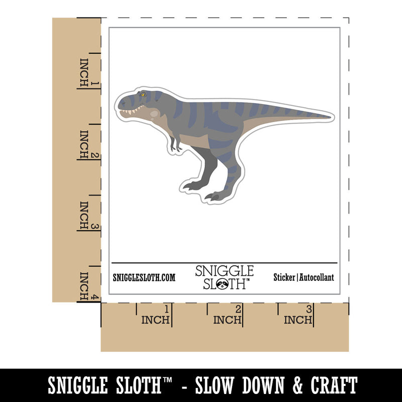 T-Rex Tyrannosaurus Rex Dinosaur Standing Waterproof Vinyl Phone Tablet Laptop Water Bottle Car Window Bumper Decal Sticker Set - 5 Pack