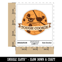 Tough Cookie Many Chocolate Chip Cookie Waterproof Vinyl Phone Tablet Laptop Water Bottle Car Window Bumper Decal Sticker Set - 5 Pack
