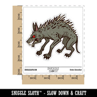 Chupacabra Goat Sucker Cryptid Legendary Creature Waterproof Vinyl Phone Tablet Laptop Water Bottle Car Window Bumper Decal Sticker Set - 5 Pack