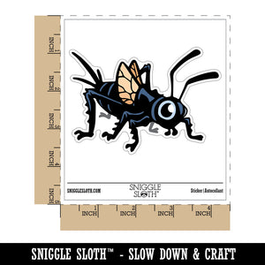Cute Cartoon Cricket Bug Insect Waterproof Vinyl Phone Tablet Laptop Water Bottle Car Window Bumper Decal Sticker Set - 5 Pack