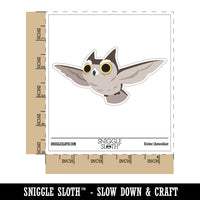 Focused Horned Owl Flying Bird Waterproof Vinyl Phone Tablet Laptop Water Bottle Car Window Bumper Decal Sticker Set - 5 Pack