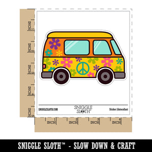 Groovy Hippie Van Waterproof Vinyl Phone Tablet Laptop Water Bottle Car Window Bumper Decal Sticker Set - 5 Pack