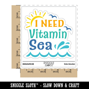 I Need Vitamin Sea Waterproof Vinyl Phone Tablet Laptop Water Bottle Car Window Bumper Decal Sticker Set - 5 Pack