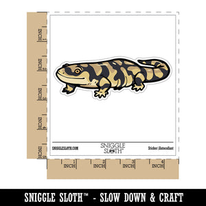 Jolly Western Tiger Salamander Amphibian Waterproof Vinyl Phone Tablet Laptop Water Bottle Car Window Bumper Decal Sticker Set - 5 Pack