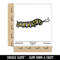 Monarch Caterpillar Butterfly Bug Waterproof Vinyl Phone Tablet Laptop Water Bottle Car Window Bumper Decal Sticker Set - 5 Pack