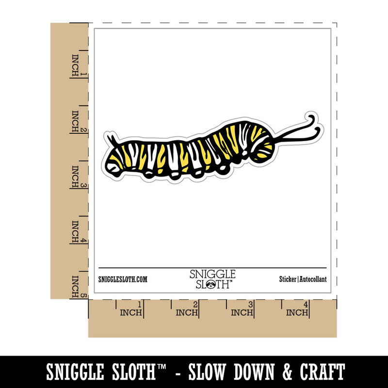 Monarch Caterpillar Butterfly Bug Waterproof Vinyl Phone Tablet Laptop Water Bottle Car Window Bumper Decal Sticker Set - 5 Pack